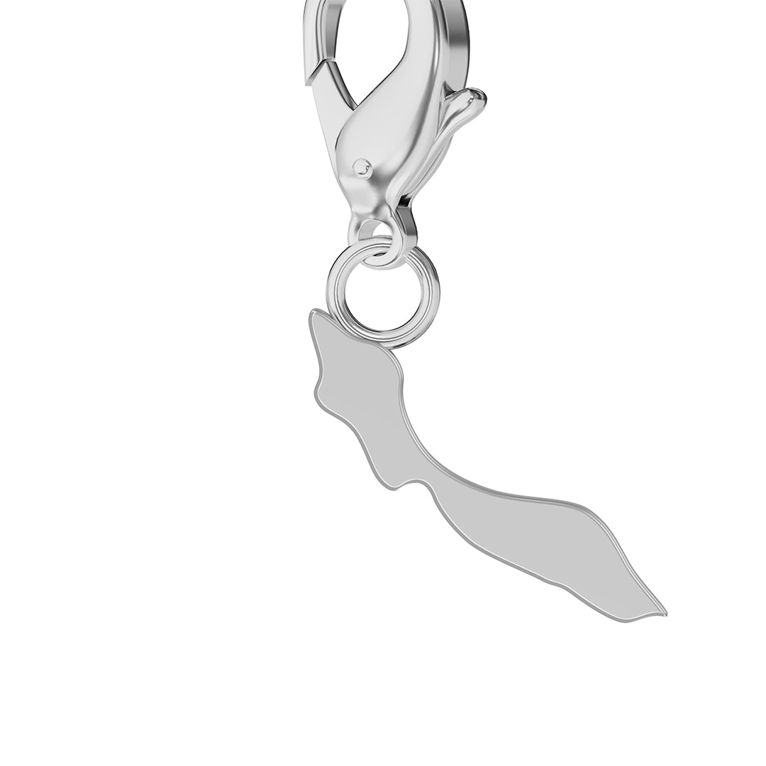 Flag & Map Charms Set