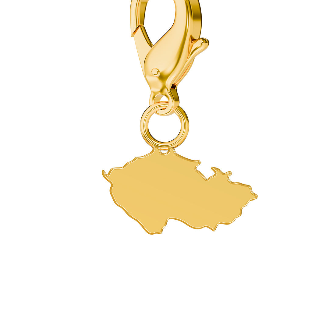 Flag & Map Charms Set