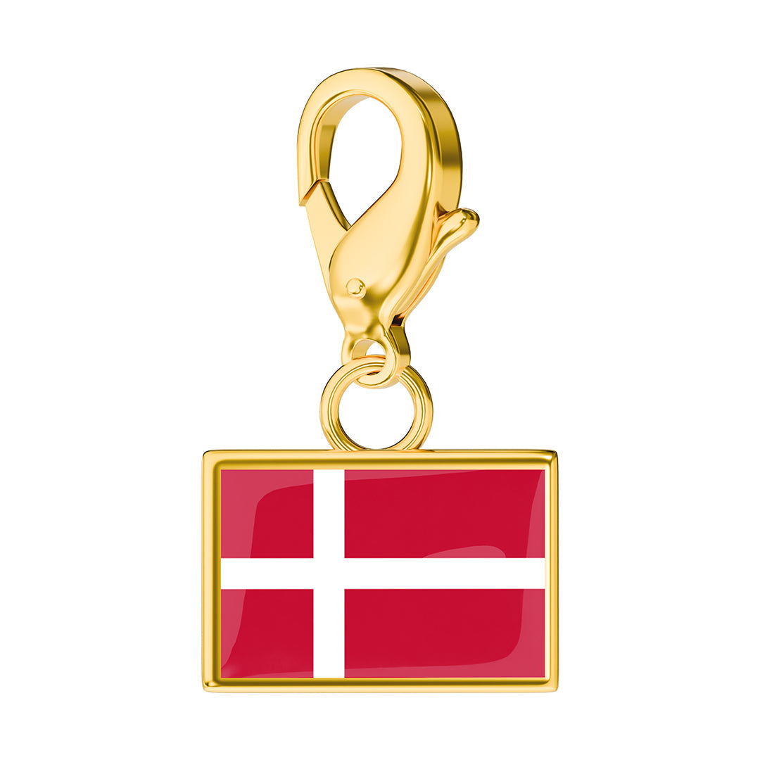 Flag & Map Charms Set