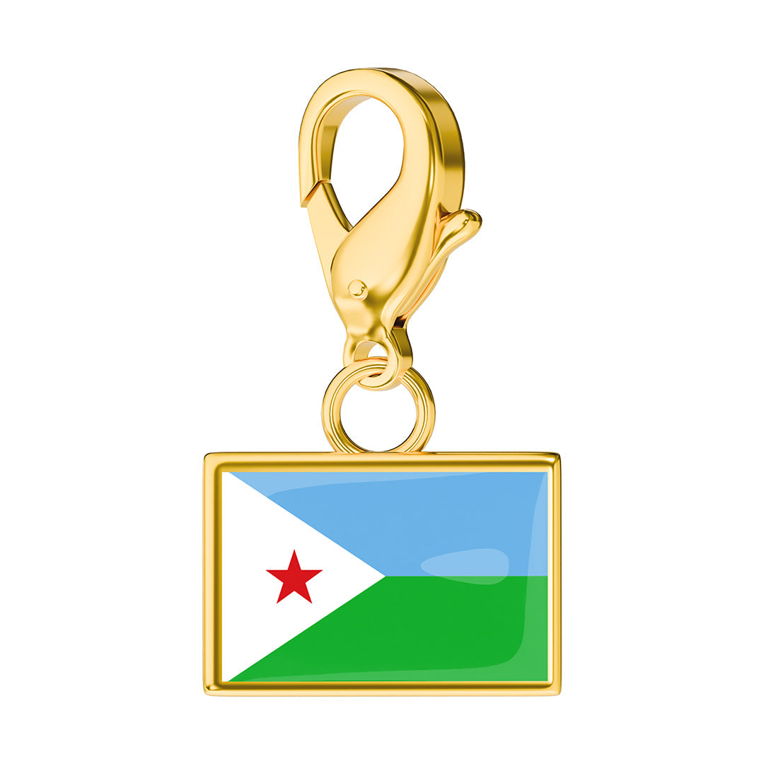 Flag & Map Charms Set