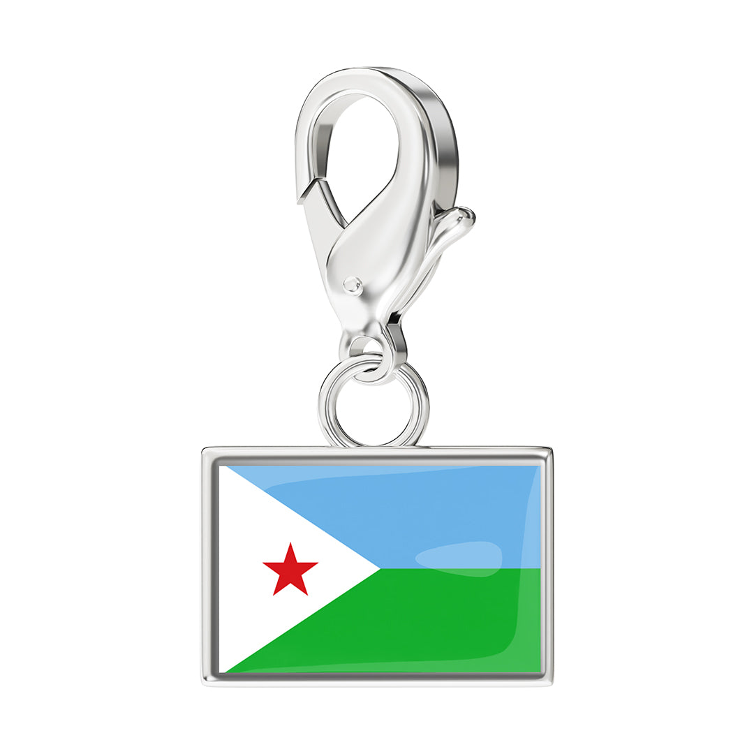 Flag & Map Charms Set