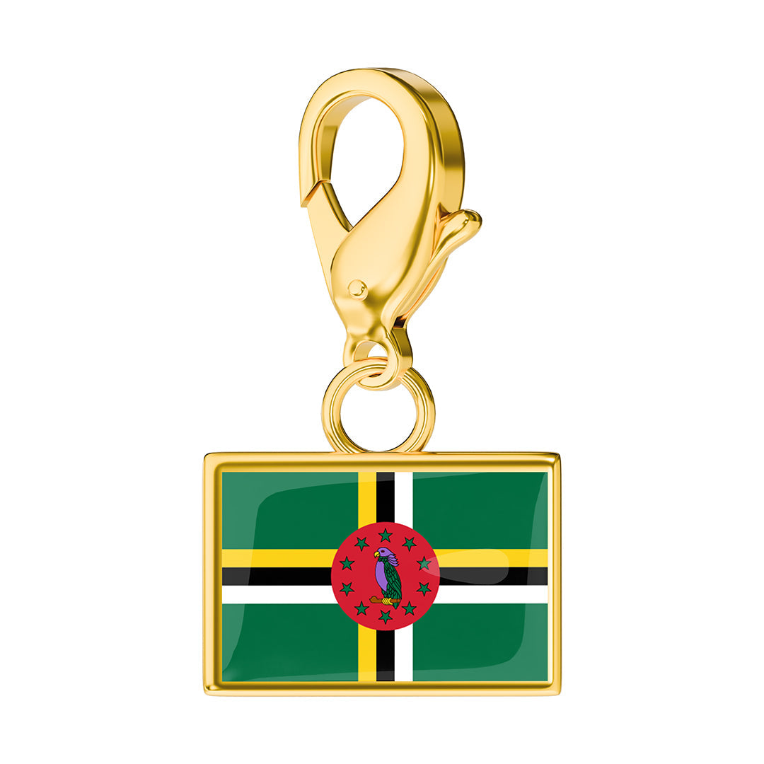 Flag & Map Charms Set