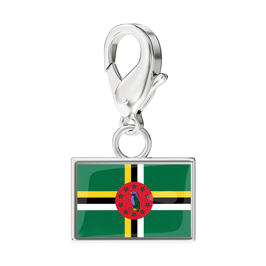 Flag & Map Charms Set