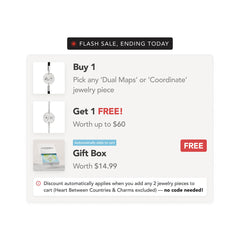 Dual Maps Engraved Cuff