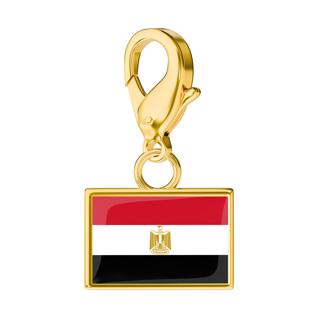 Flag & Map Charms Set