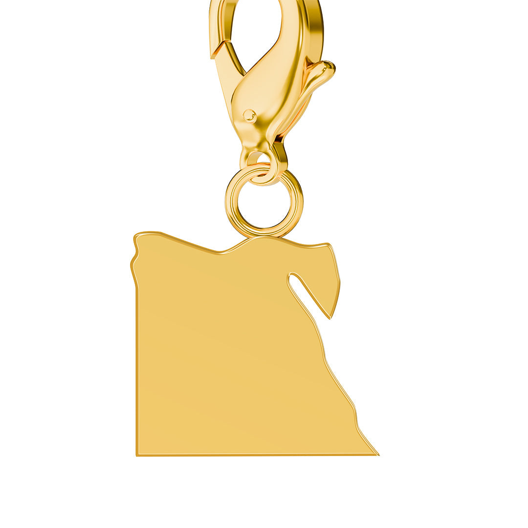 Flag & Map Charms Set