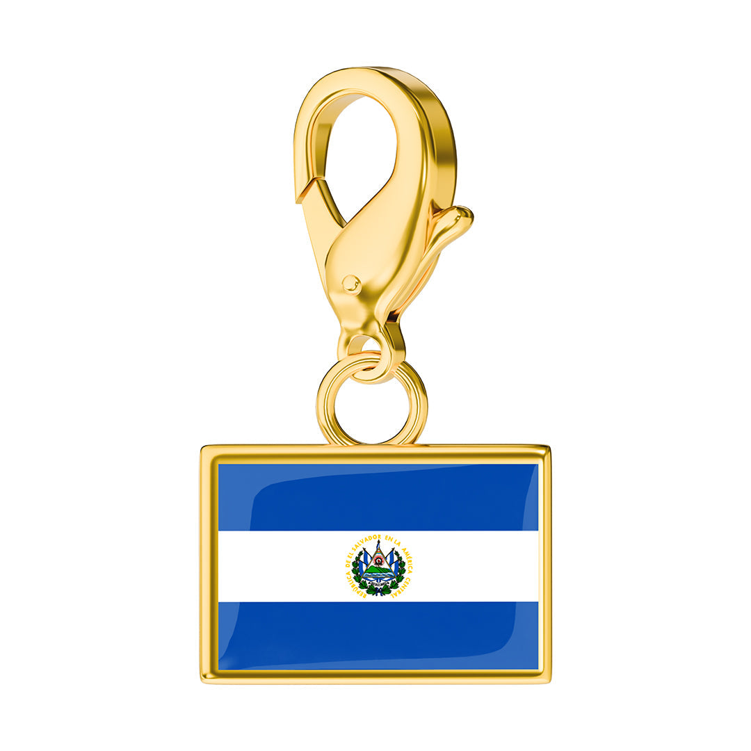 Flag & Map Charms Set