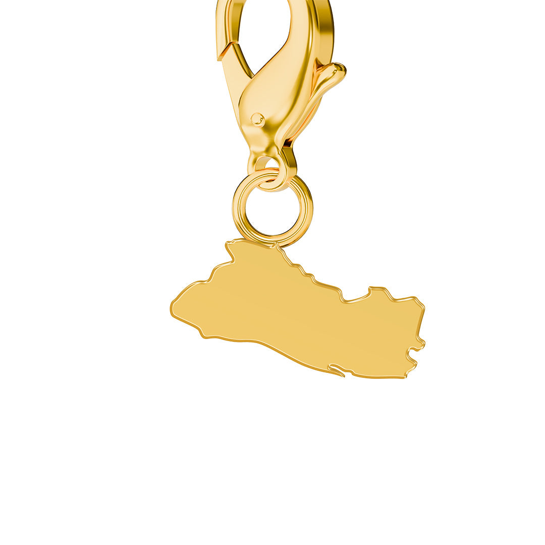 Flag & Map Charms Set