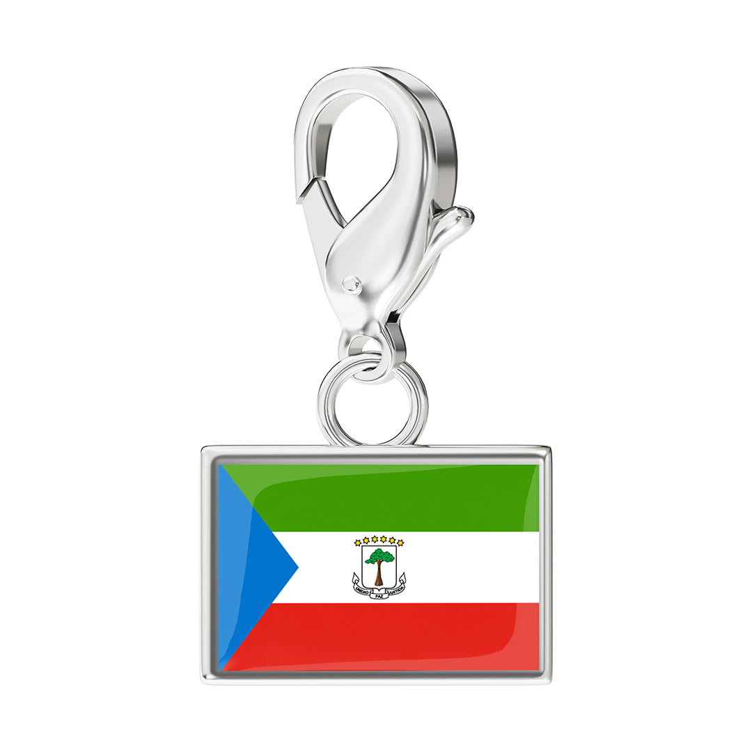 Flag & Map Charms Set