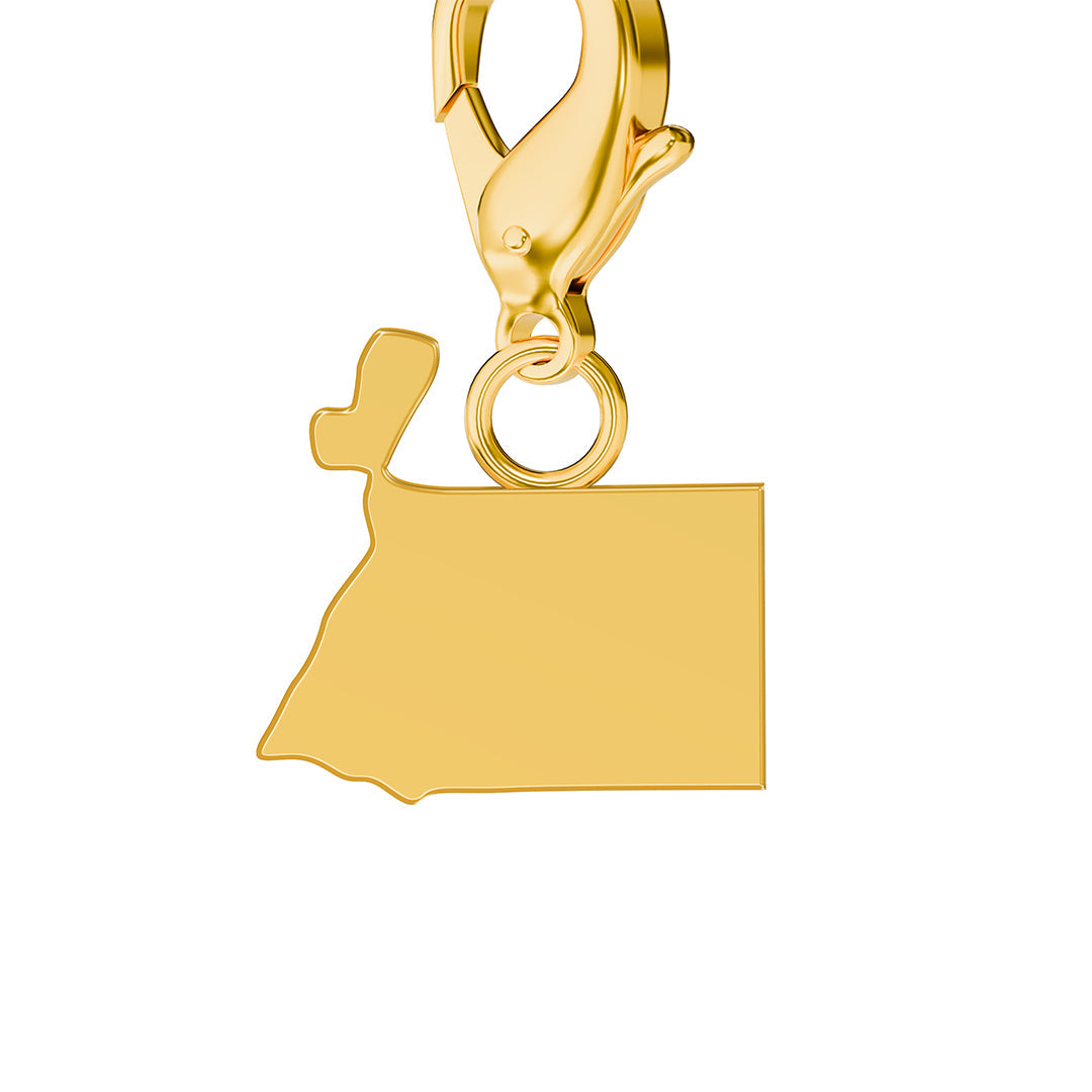 Flag & Map Charms Set