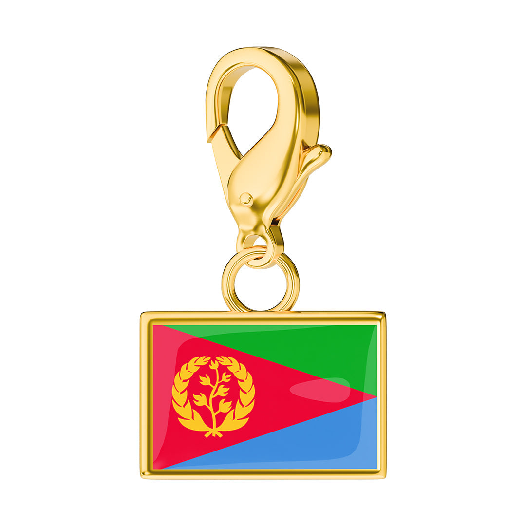 Flag & Map Charms Set