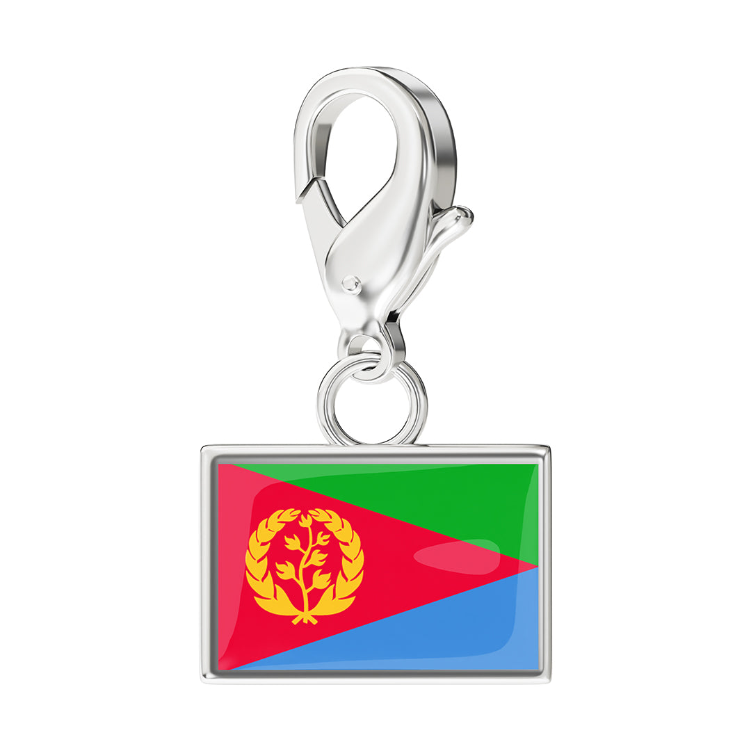 Flag & Map Charms Set