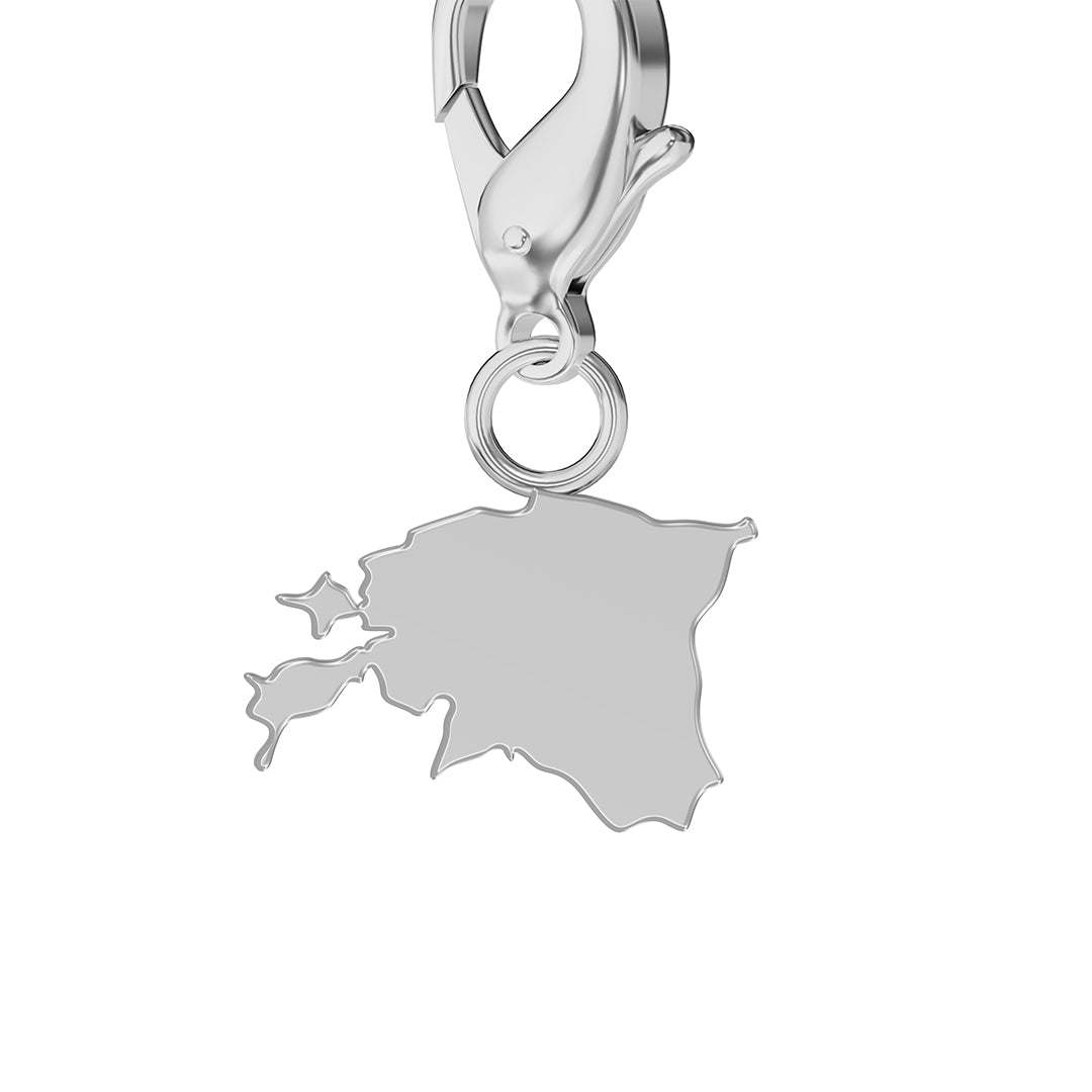 Flag & Map Charms Set