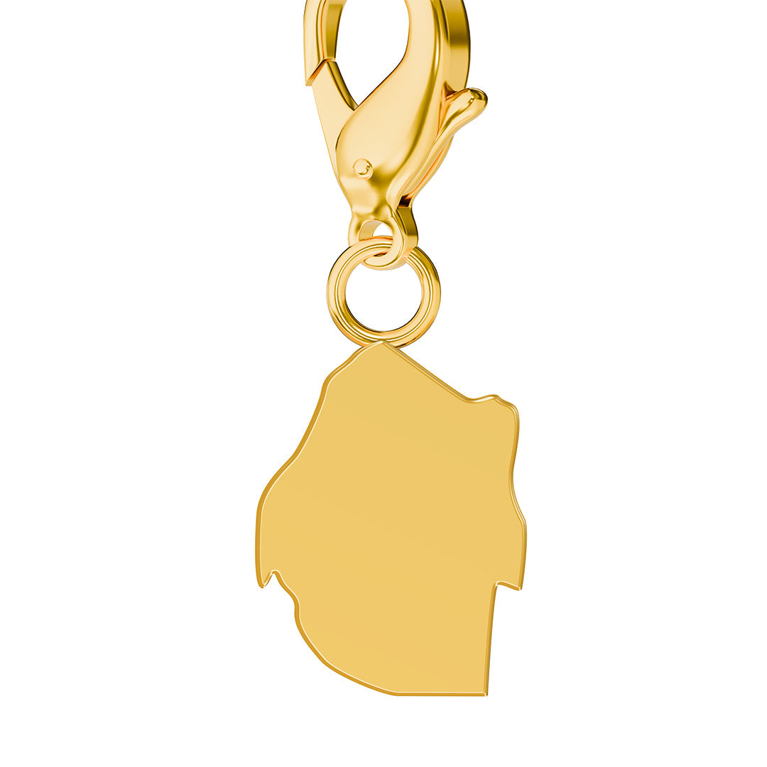 Flag & Map Charms Set