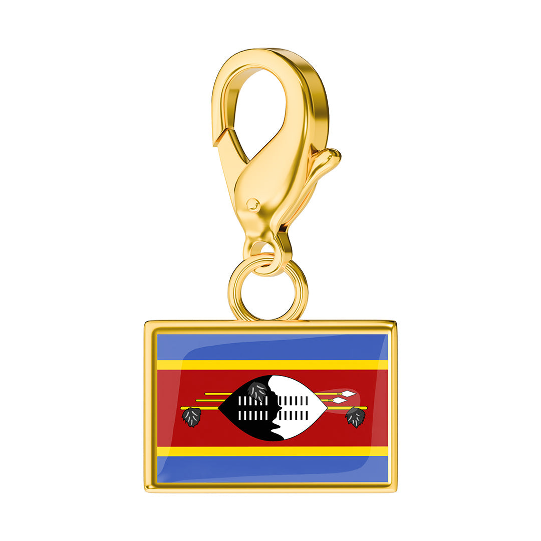 Flag & Map Charms Set