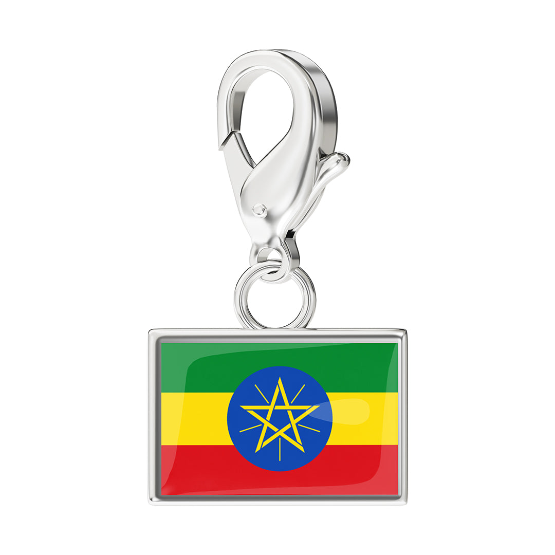 Flag & Map Charms Set