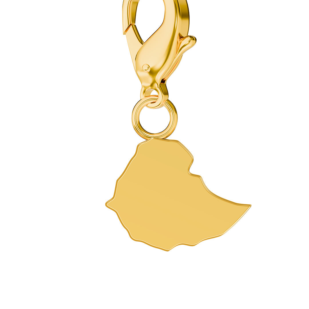 Flag & Map Charms Set