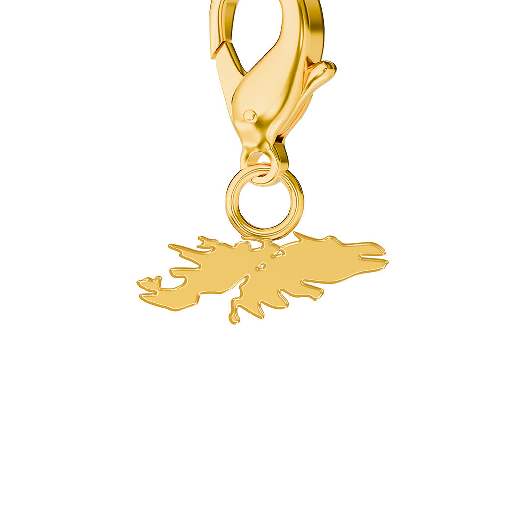 Flag & Map Charms Set