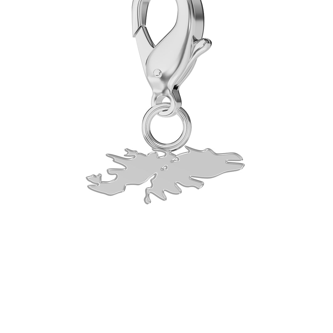 Flag & Map Charms Set