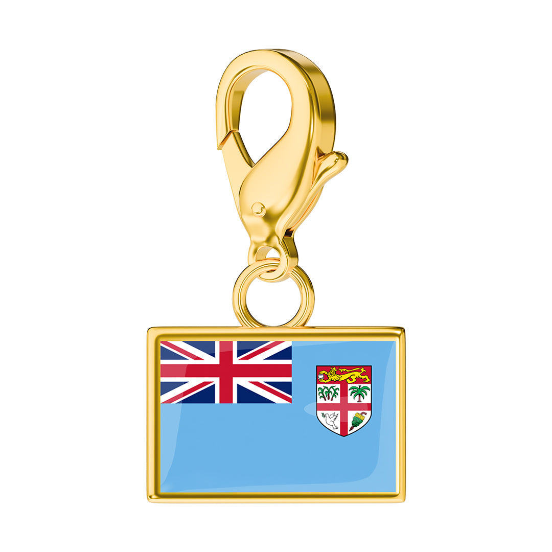 Flag & Map Charms Set