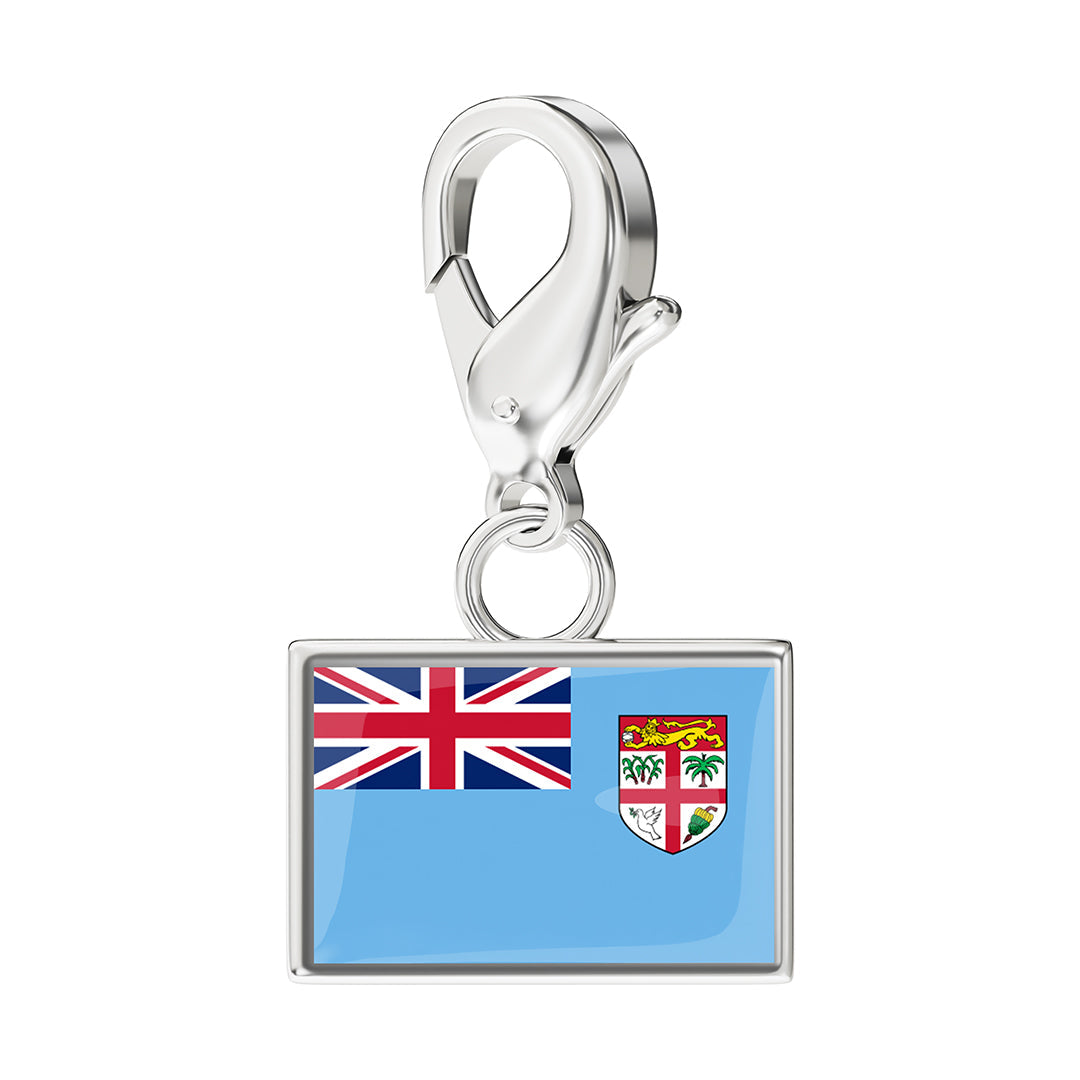 Flag & Map Charms Set