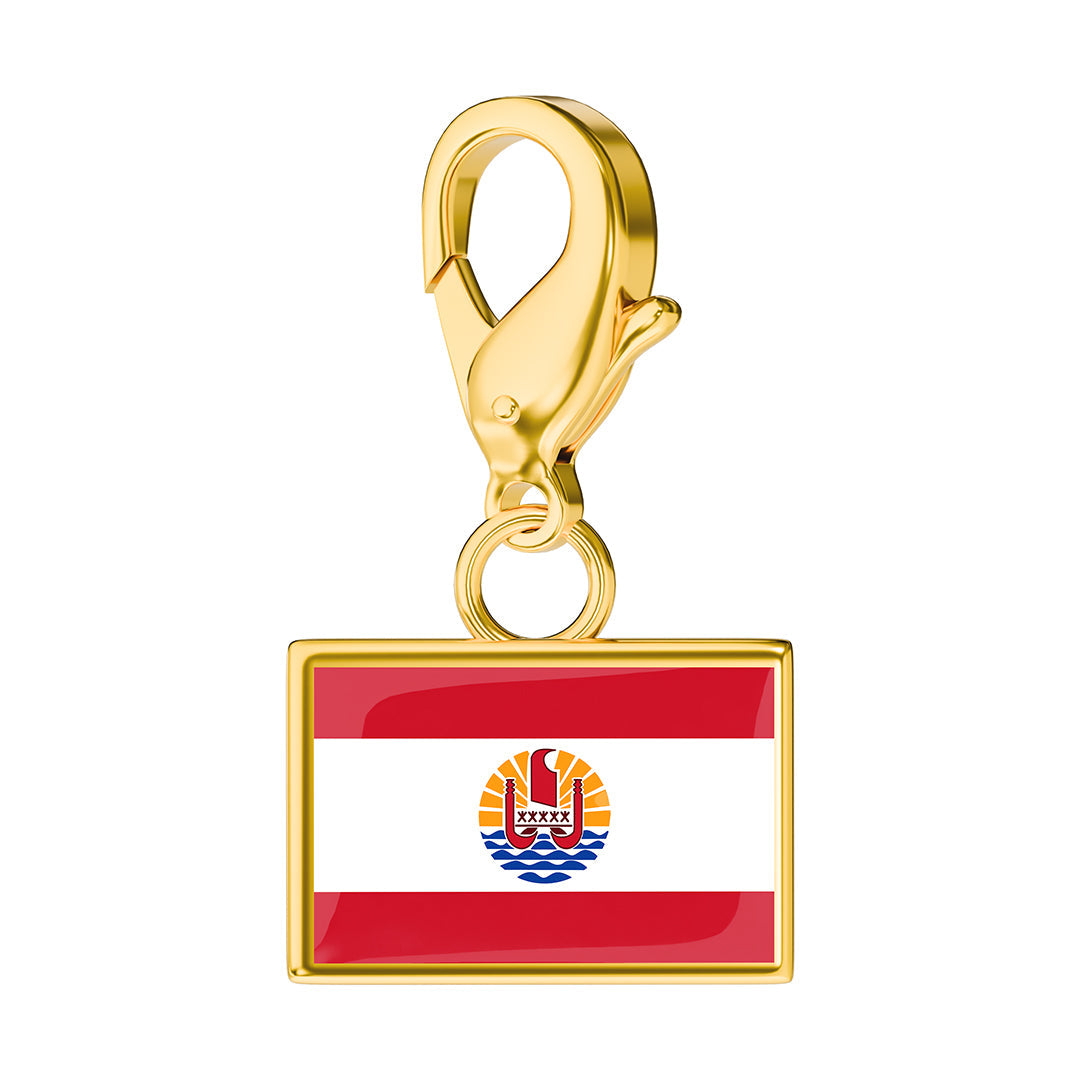 Flag & Map Charms Set