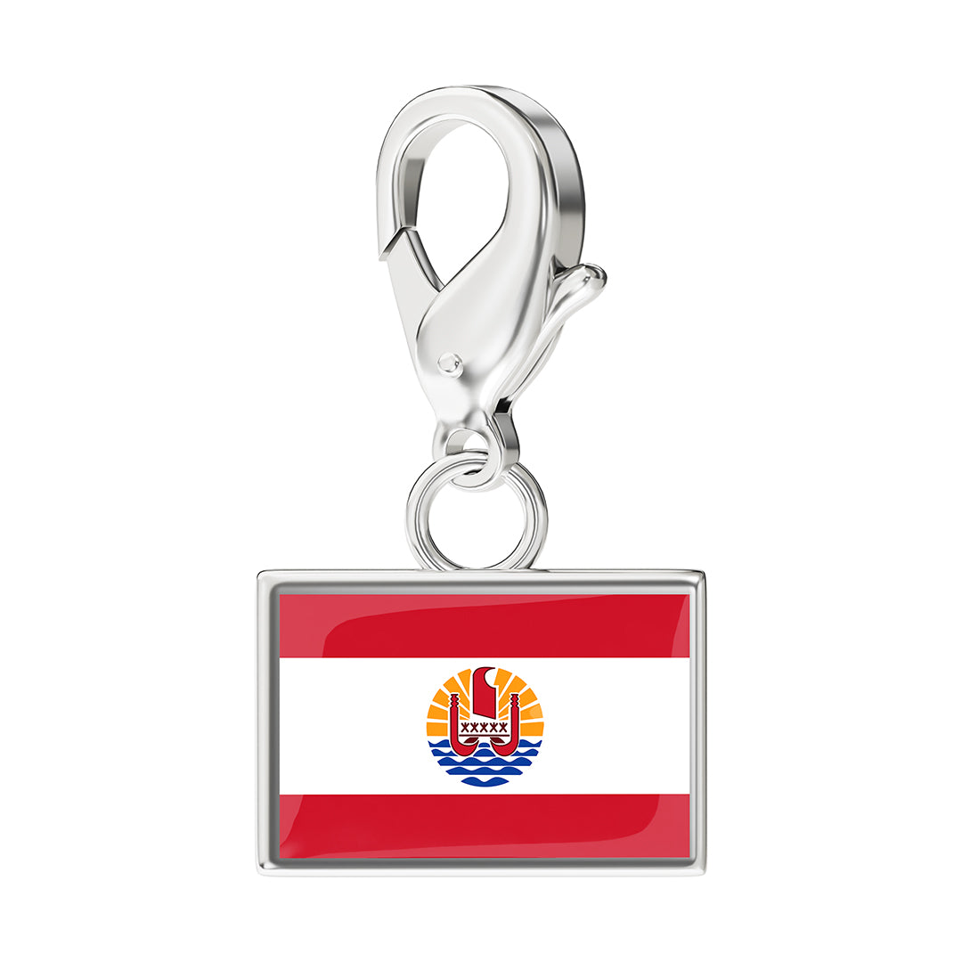Flag & Map Charms Set