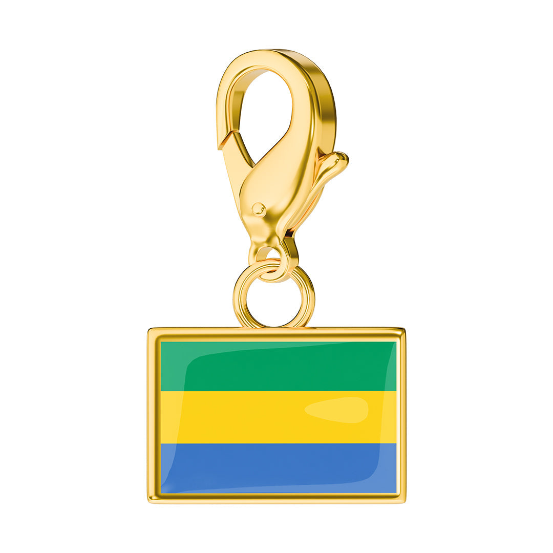 Flag & Map Charms Set