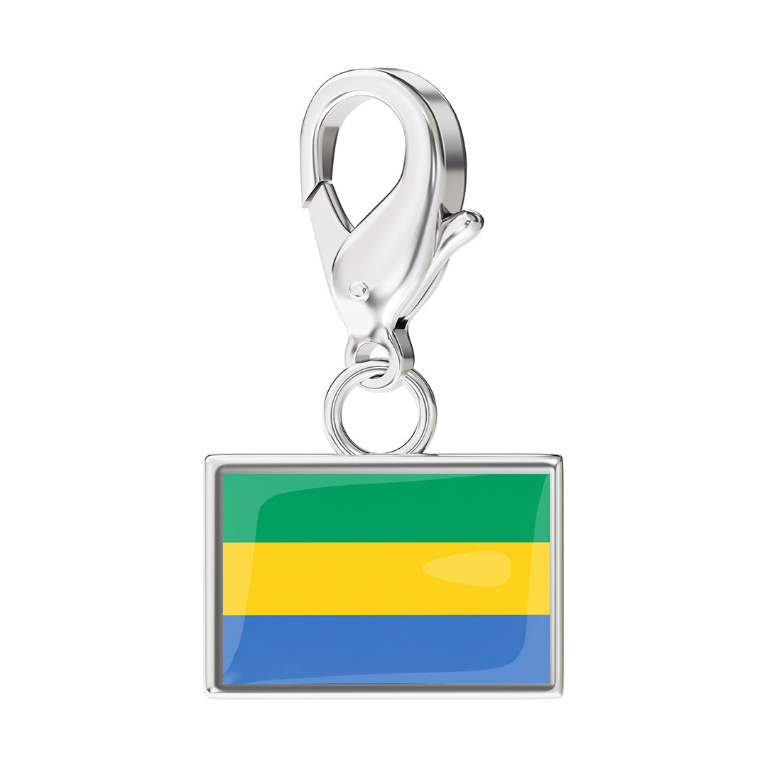 Flag & Map Charms Set