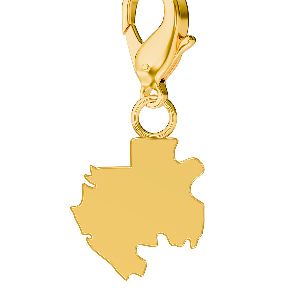 Flag & Map Charms Set