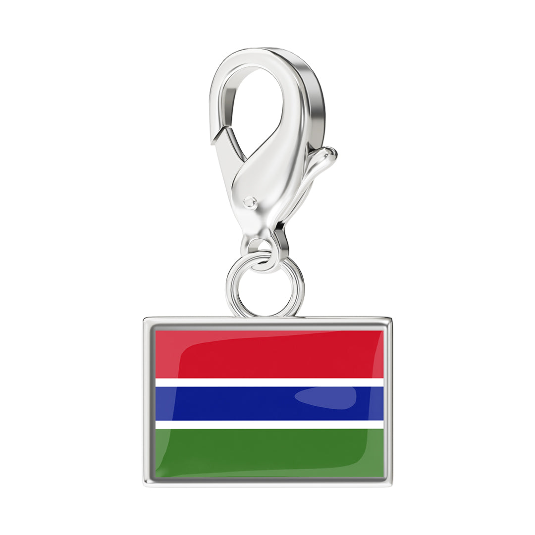 Flag & Map Charms Set