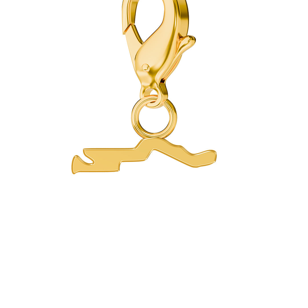 Flag & Map Charms Set