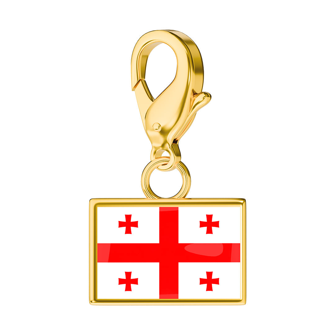 Flag & Map Charms Set