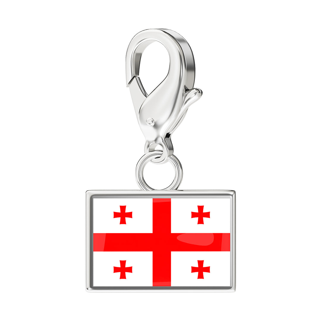 Flag & Map Charms Set