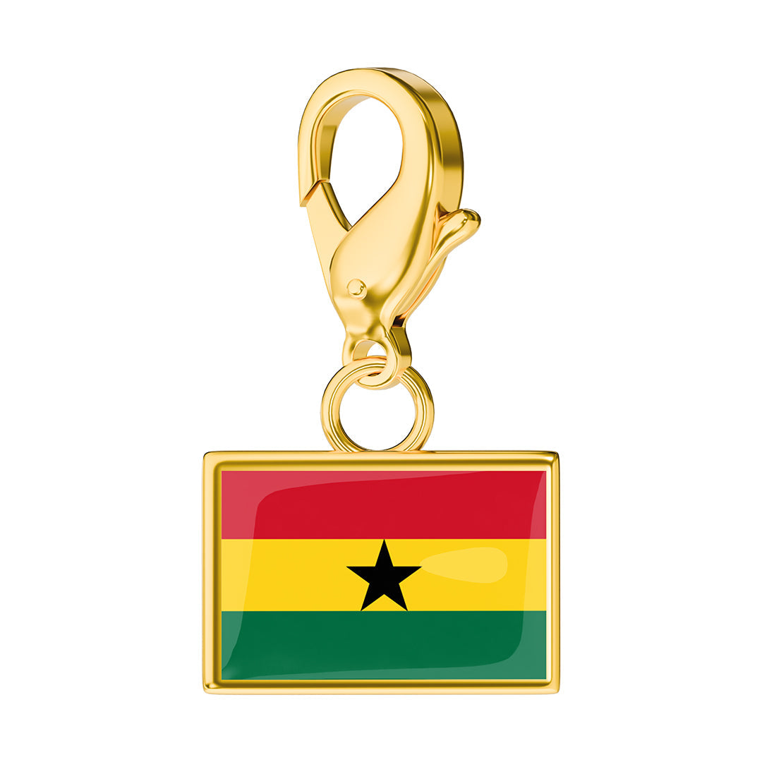 Flag & Map Charms Set