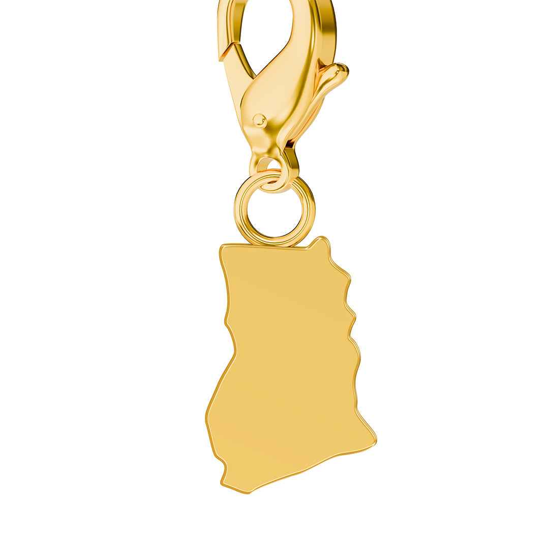 Flag & Map Charms Set