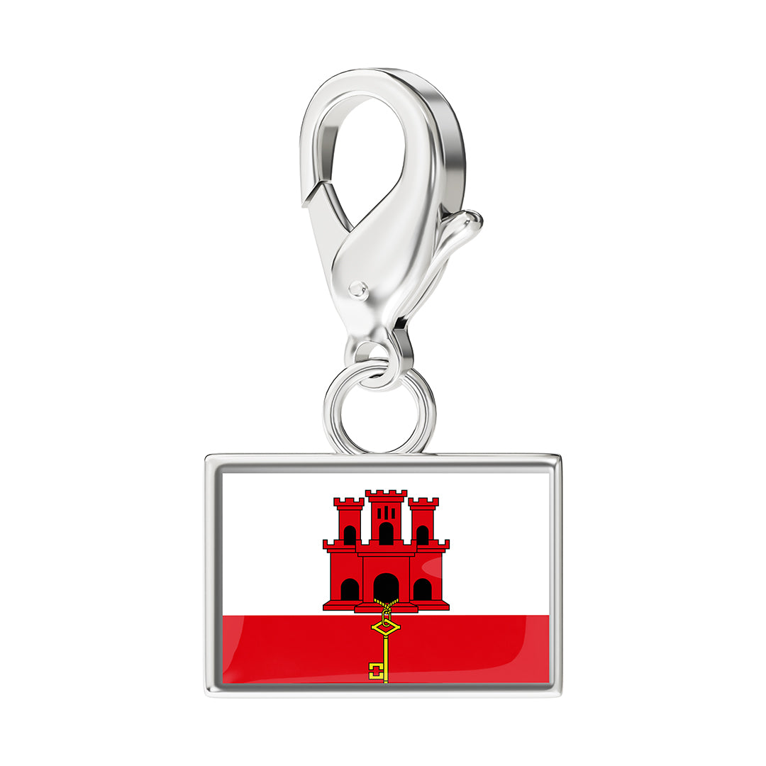 Flag & Map Charms Set