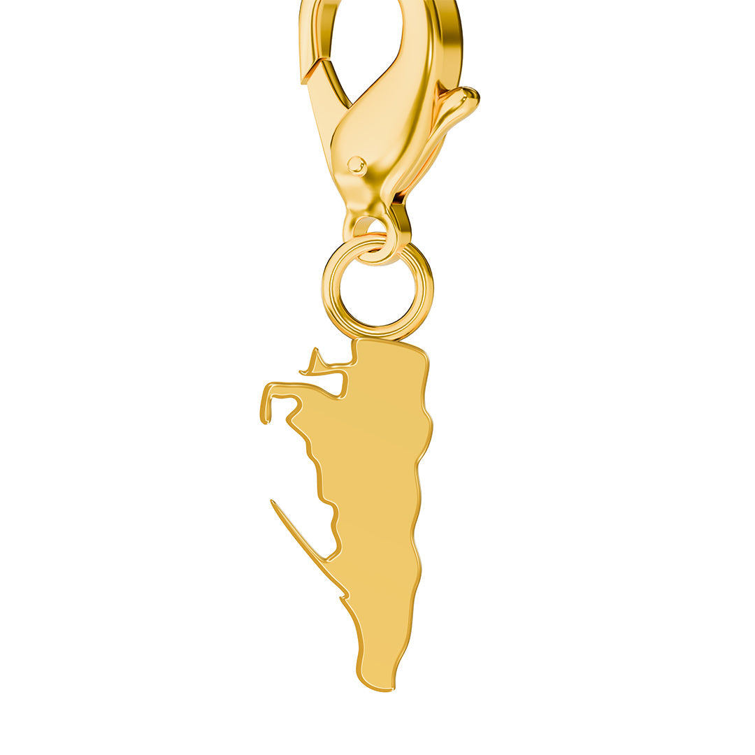 Flag & Map Charms Set