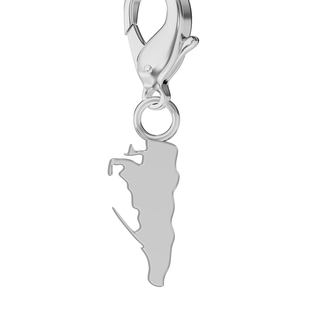 Flag & Map Charms Set