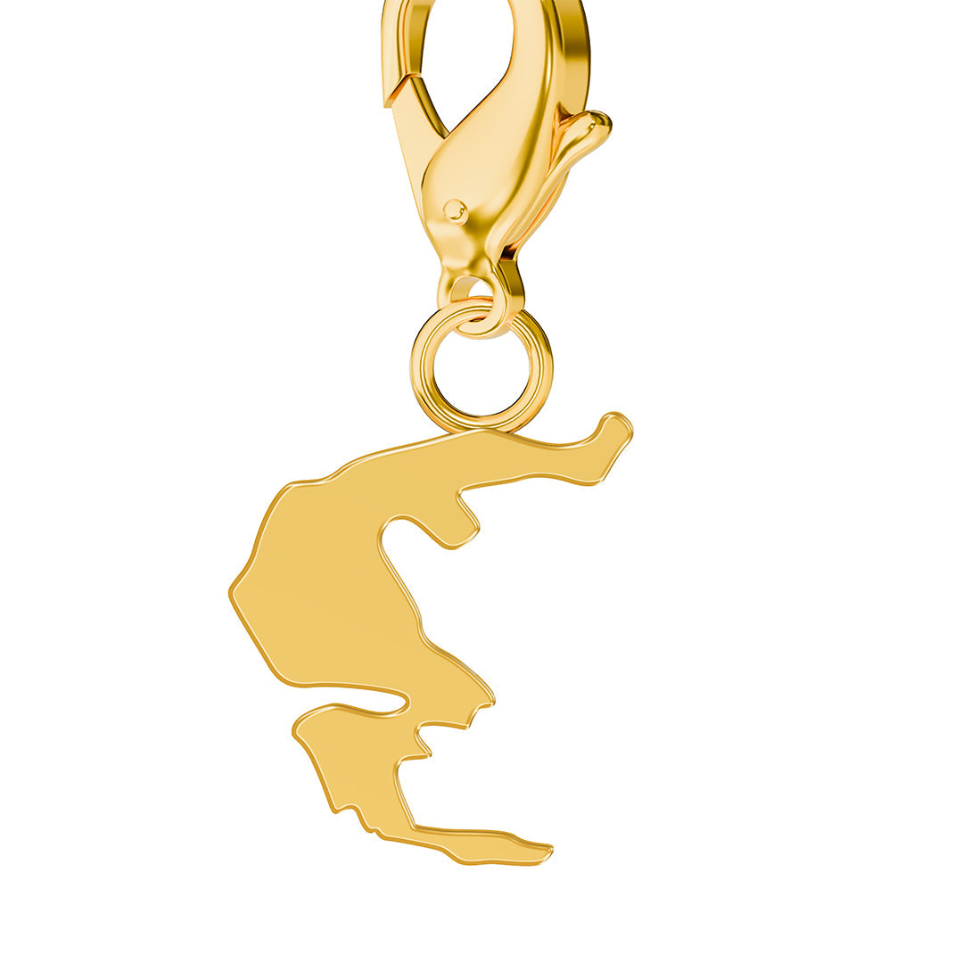 Flag & Map Charms Set