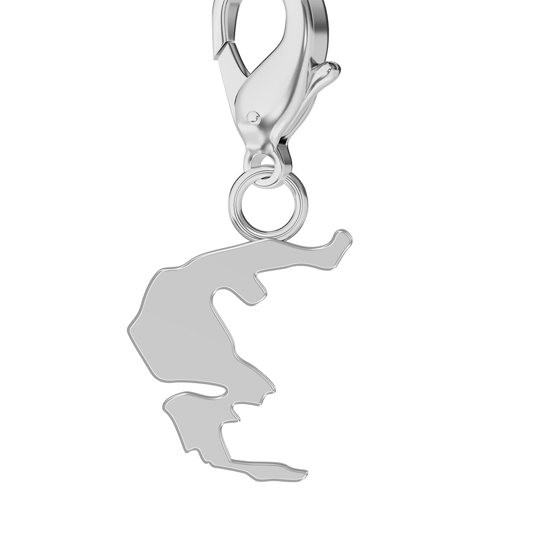 Flag & Map Charms Set