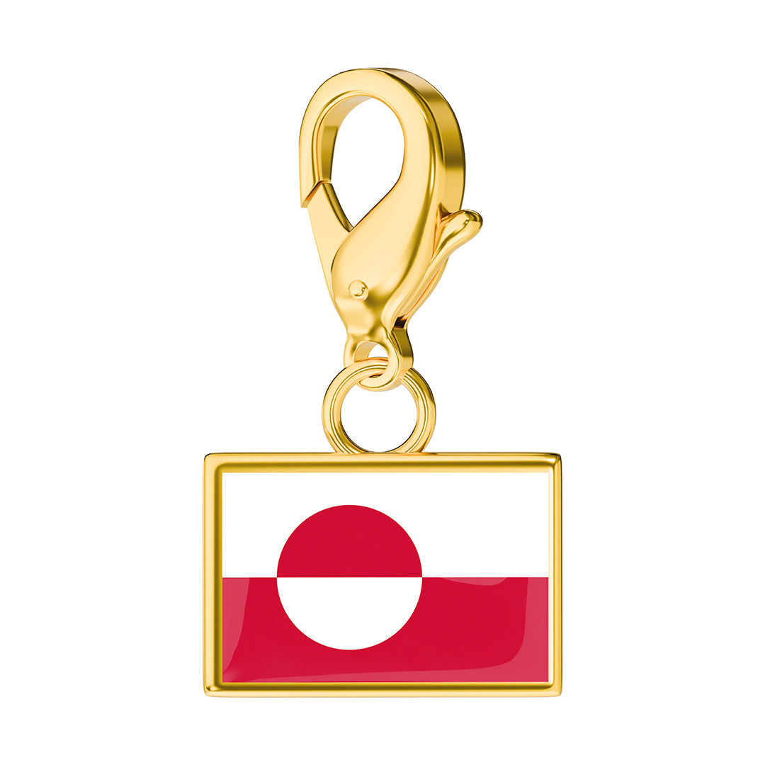 Flag & Map Charms Set