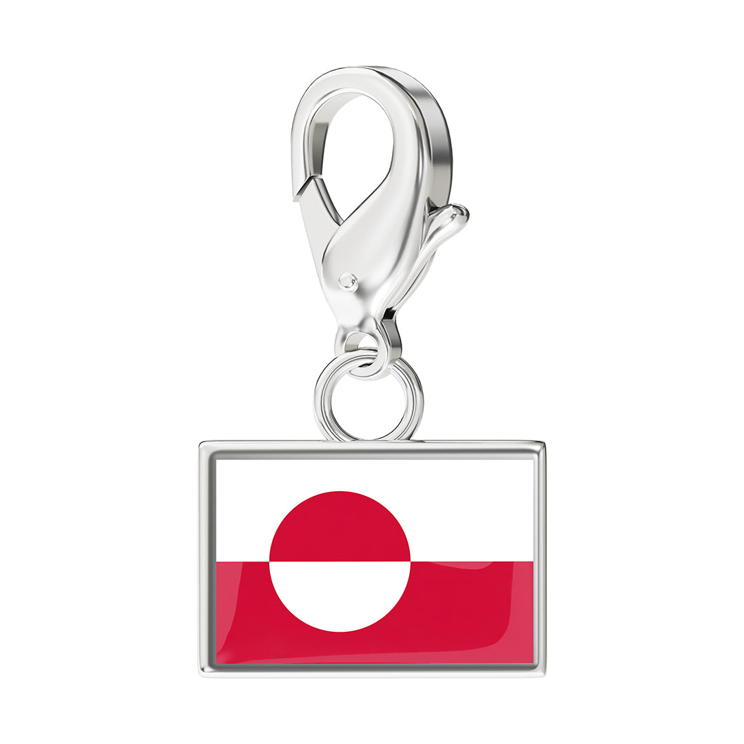 Flag & Map Charms Set