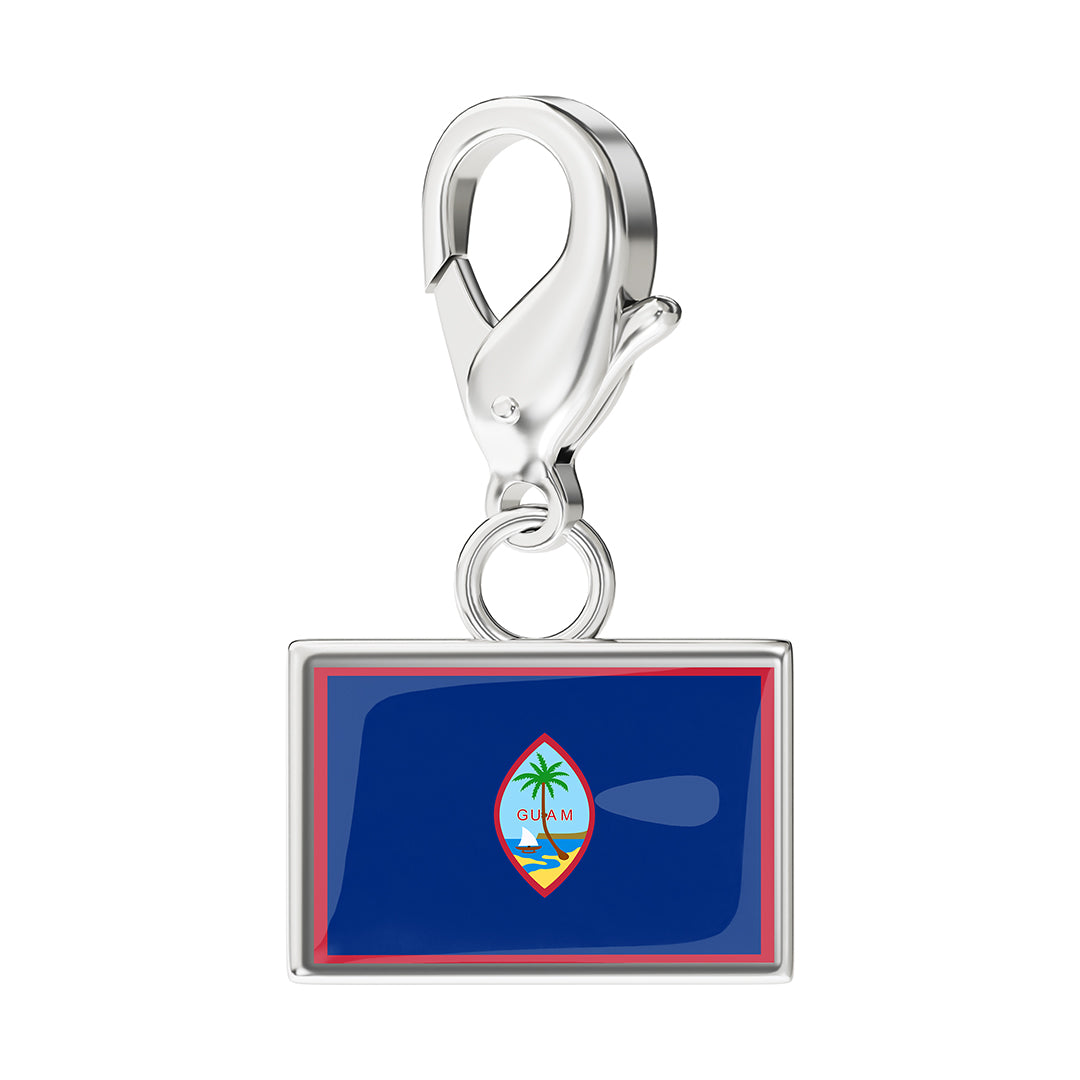 Flag & Map Charms Set
