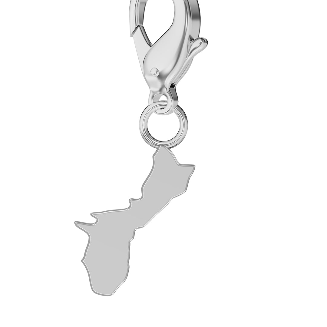 Flag & Map Charms Set