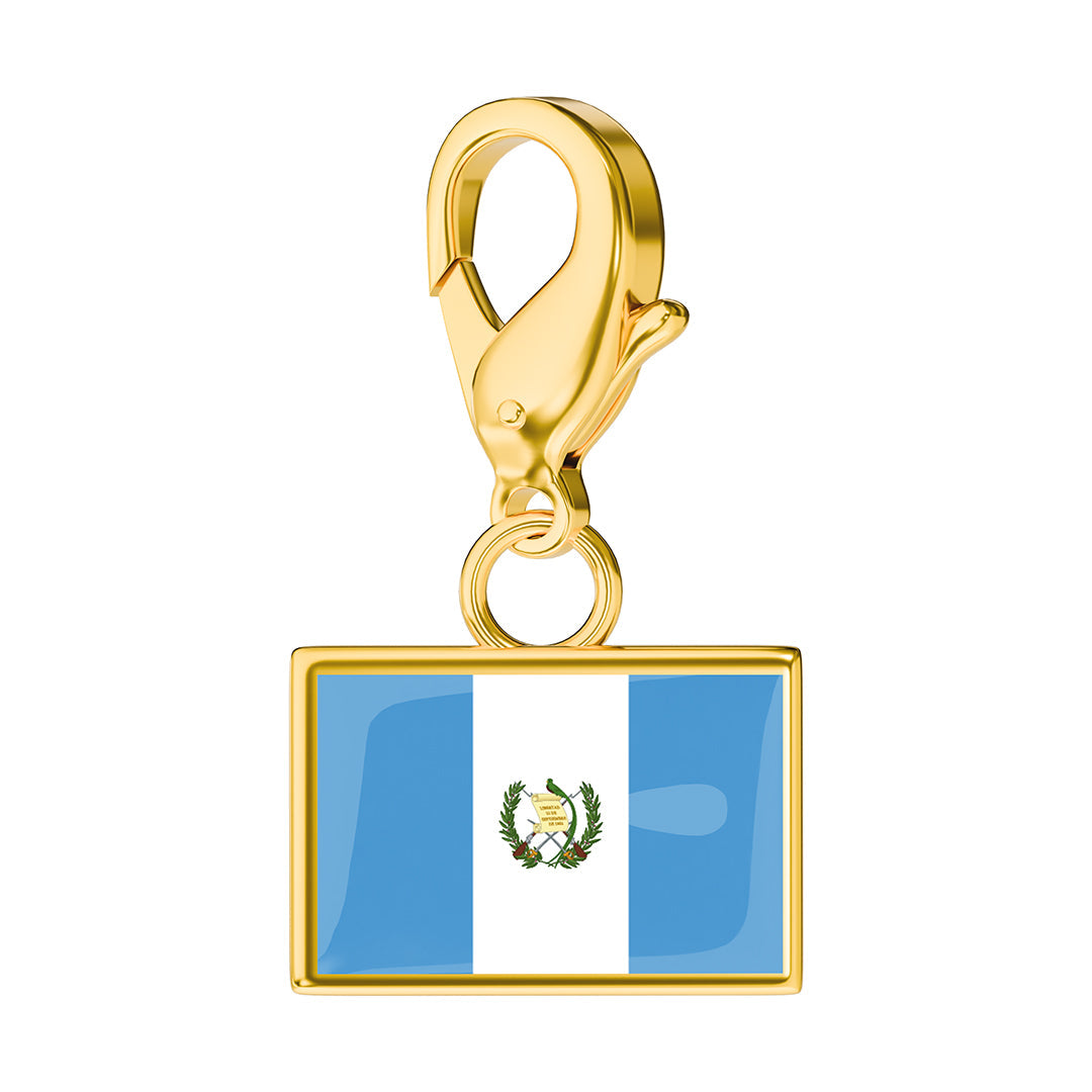 Flag & Map Charms Set