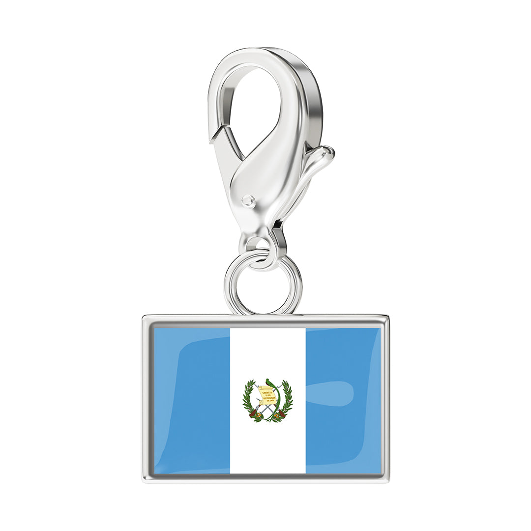 Flag & Map Charms Set