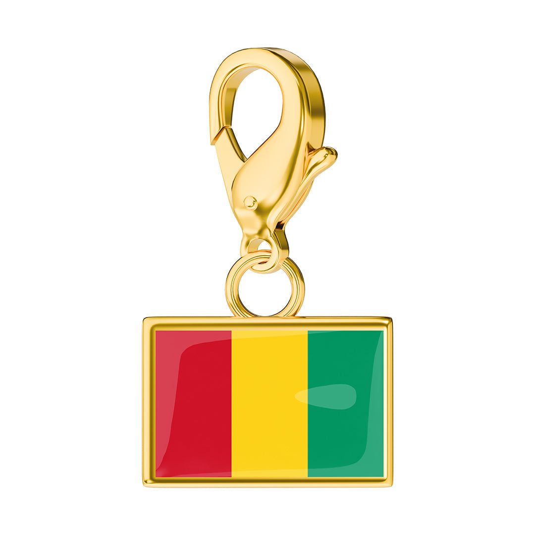 Flag & Map Charms Set