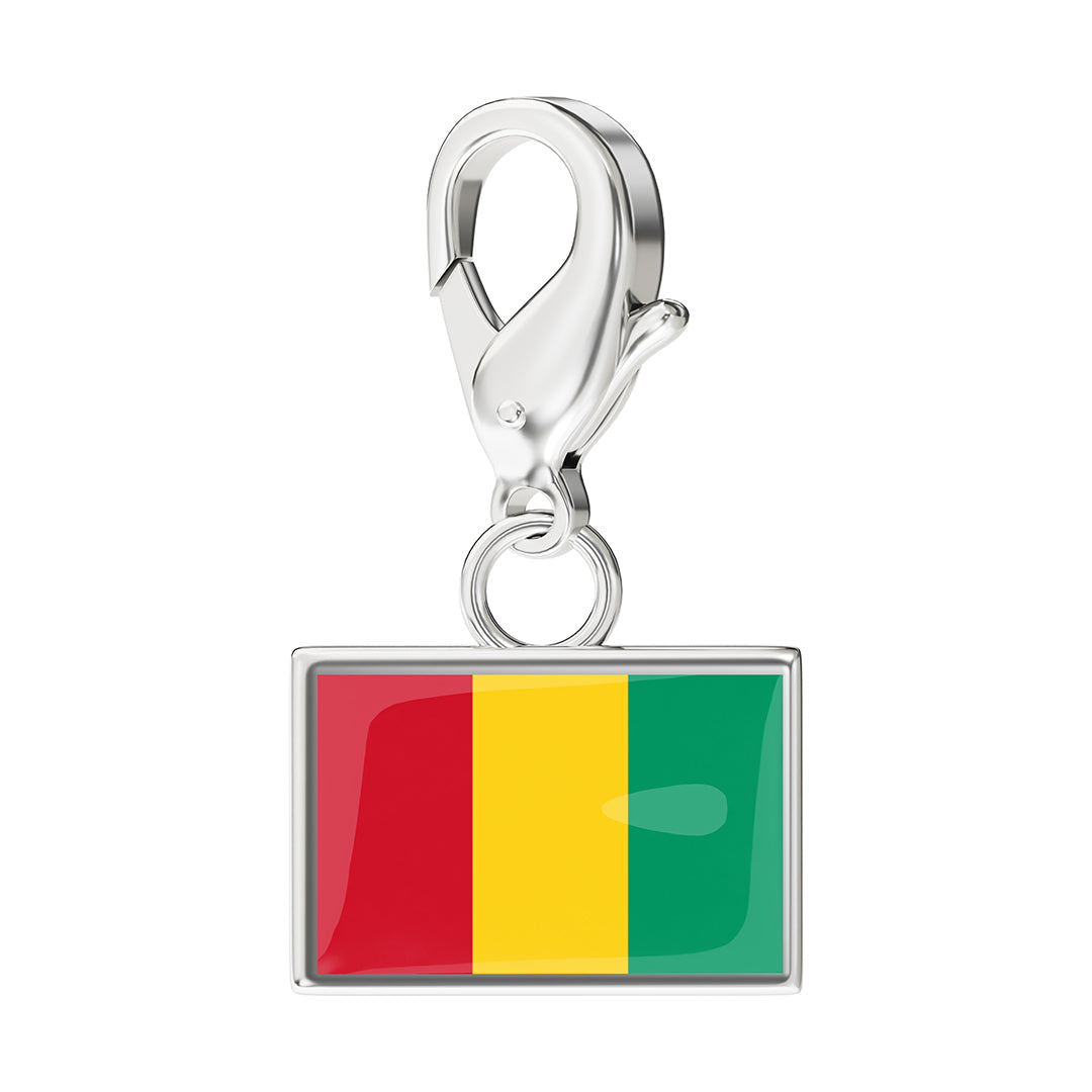 Flag & Map Charms Set