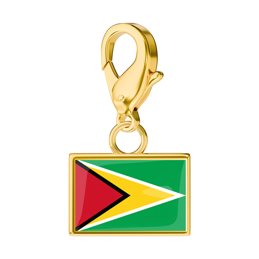 Flag & Map Charms Set